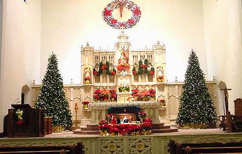 High Altar at Christmas